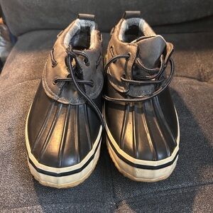 Black and Tan  Boots